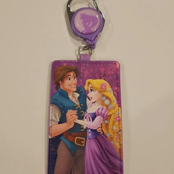 Loungefly Disney Tangled Rapunzel & Flynn Retractable Lanyard ID Holder … - Picture 9 of 9